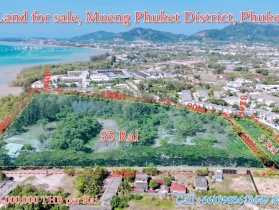 ที่ดินแปลงใหญ่ ติดทะเลอยู่ในโซนพัฒนา หายากในภูเก็ต