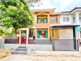 บ้านแฝด สายไหม ตกแต่ง พร้อมอยู่ สไตล์โมเดิร์น สวยมาก