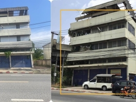 ขายที่ดิน พร้อมตึก 124 ตารางวา 3 ชั้นครึ่ง สุขาภิบาล5